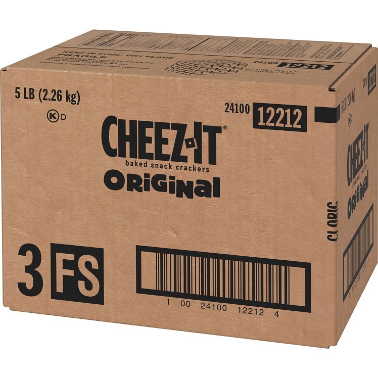 KELLOGG'S SQUARE CHEESE CRACKERS BAG