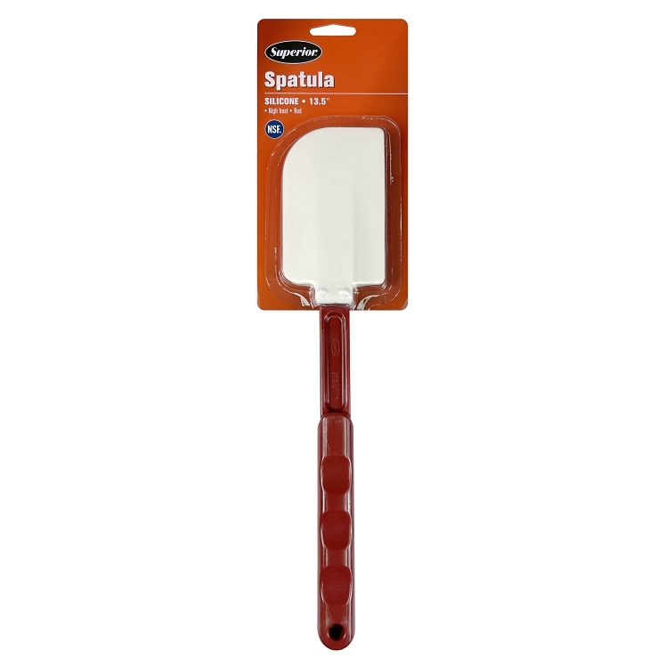 Superior Spatula Silicone High Heat Red Handle 13.5 inch