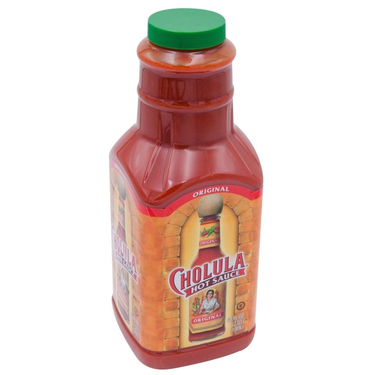CHOLULA  HOT SAUCE PLASTIC JUG SHELF STABLE