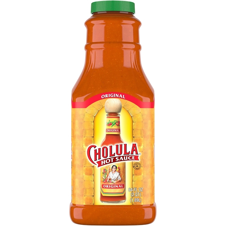 CHOLULA  HOT SAUCE PLASTIC JUG SHELF STABLE