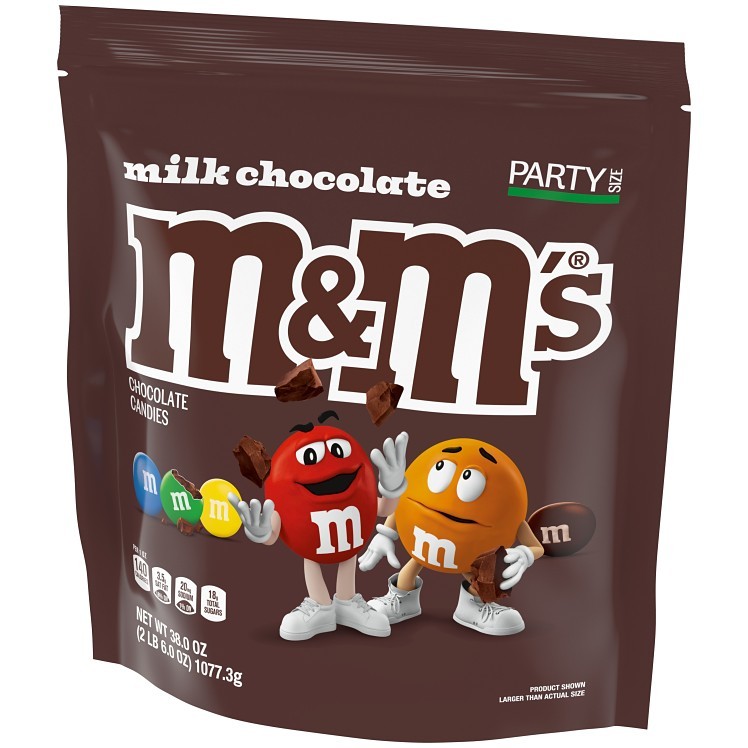M&M MILK CHOCOLATE CANDY BAG