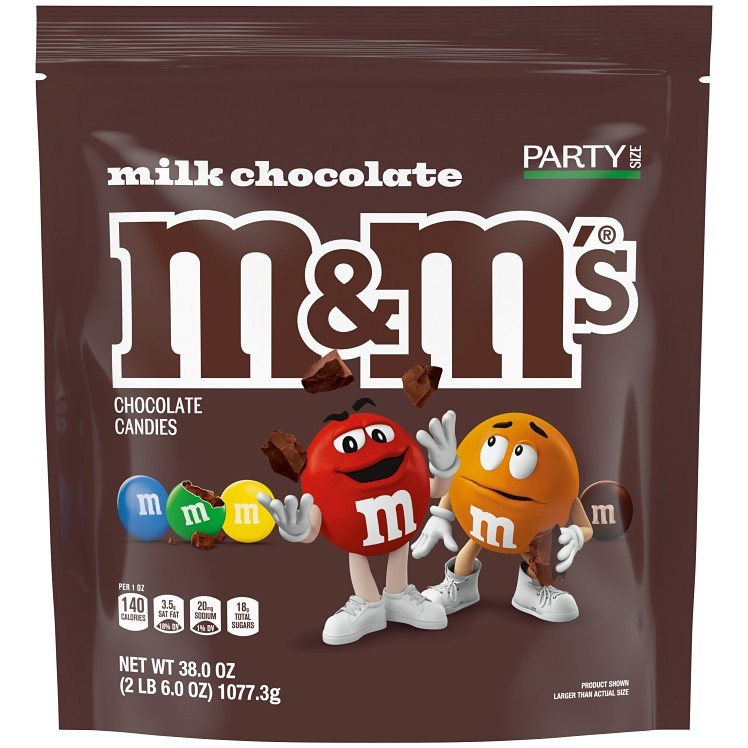 M&M MILK CHOCOLATE CANDY BAG