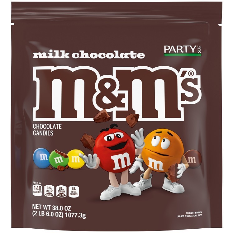 M&M MILK CHOCOLATE CANDY BAG