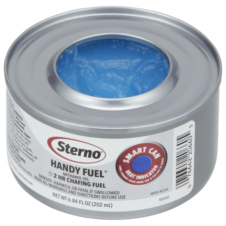 STERNO 2 HR HANDY FUEL METHANOL GEL CHAFING FUEL