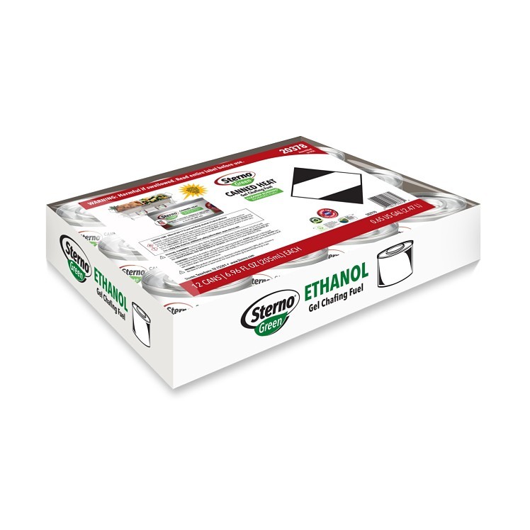 Sterno Chafing Fuel Can 2.25 Hour Ethanol Gel Green Heat