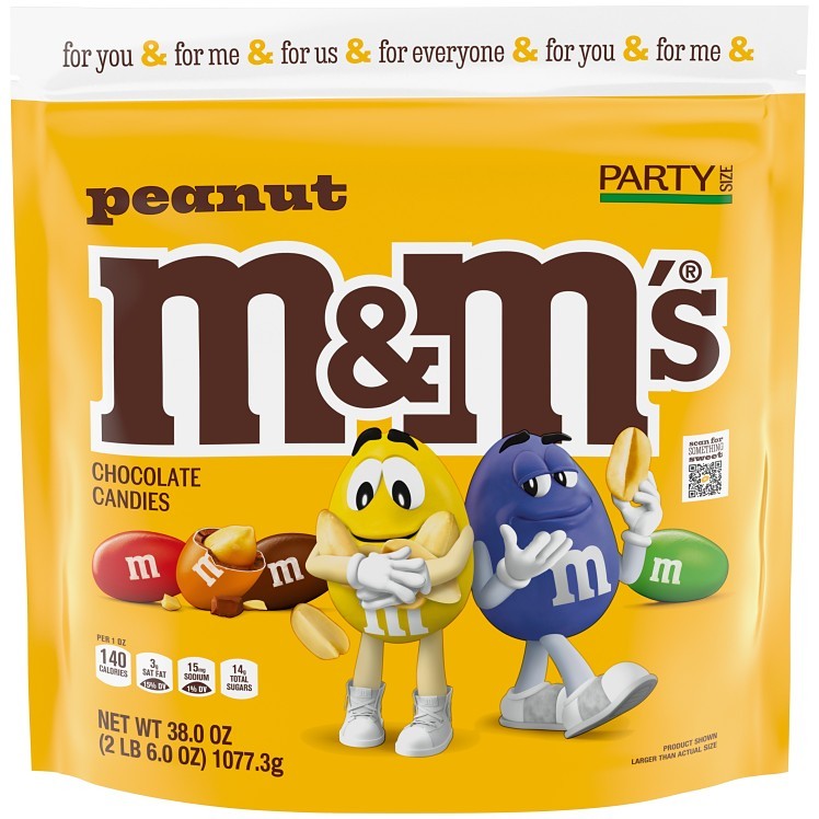 M&M'S PEANUT CANDY BAG