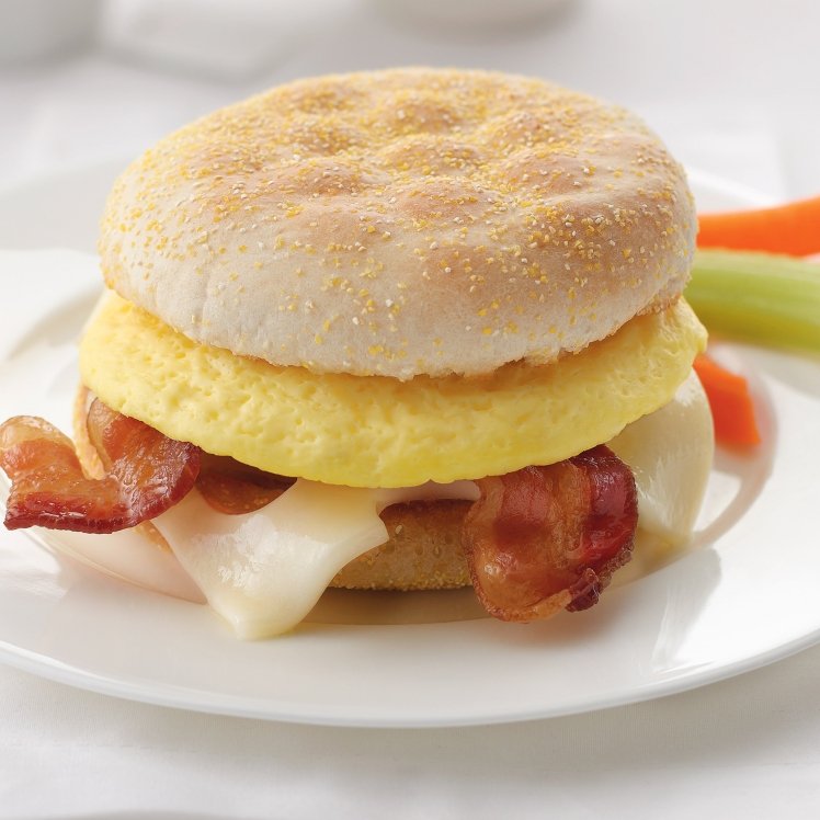 PAPPETI'S SCRAMBLED PLAIN 3.5 ROUND COOKED FROZEN EGG PATTY