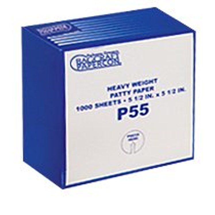 PAPERCON FLAT PACK YELLOW 5X5 INCH WAX PAPER WRAP