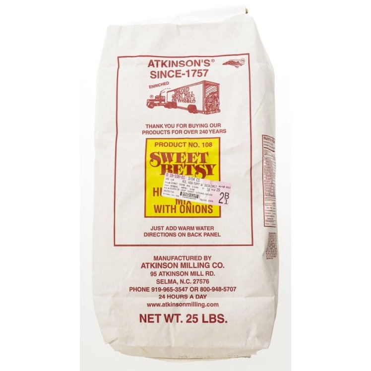 SWEET BETSY HUSH PUPPY MIX WITH ONION COMPLETE