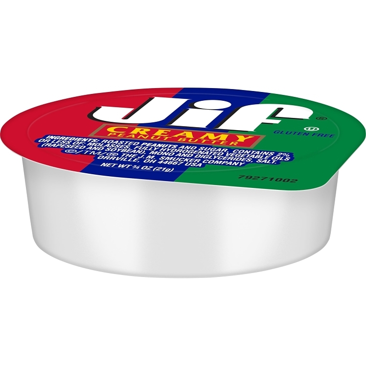 JIF CREAMY PEANUT BUTTER PORTION CUPS