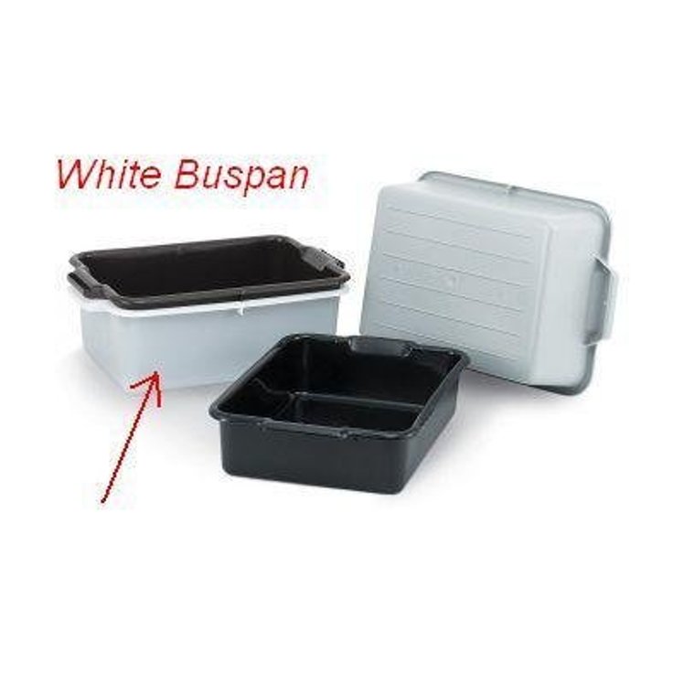 VOLLRATH BUS BOX 20X15X7 PLASTIC NATURAL HEAVY-DUTY