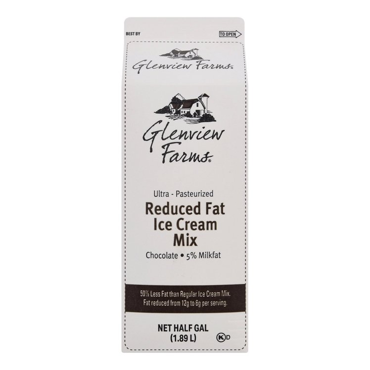GLENVIEW FARMS CHOCOLATE ICE CREAM MIX 5%