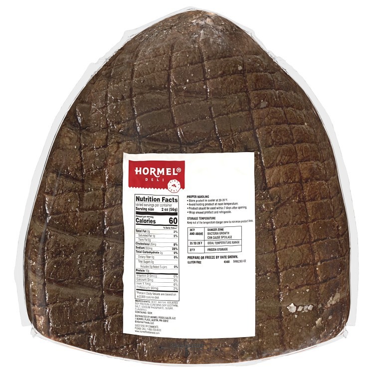 HORMEL COOKED ROAST BEEF TOP INSIDE ROUND