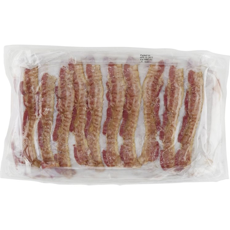 FAST 'N EASY BACON PORK COOKED 100 COUNT HICKORY