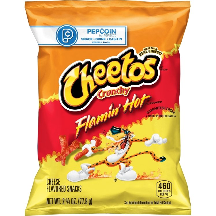 CHEETOS POTATO CHIP CRUNCHY HOT BAG