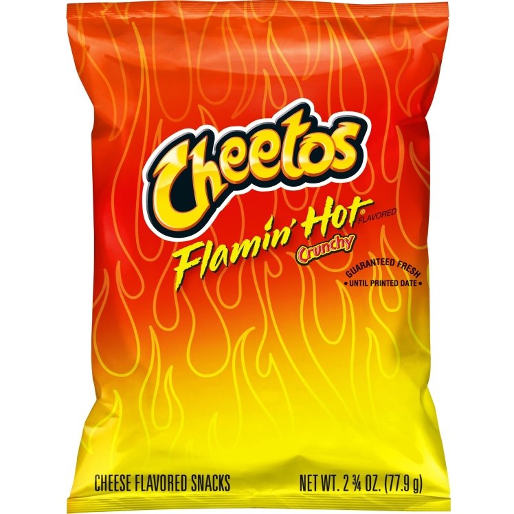 CHEETOS POTATO CHIP CRUNCHY HOT BAG