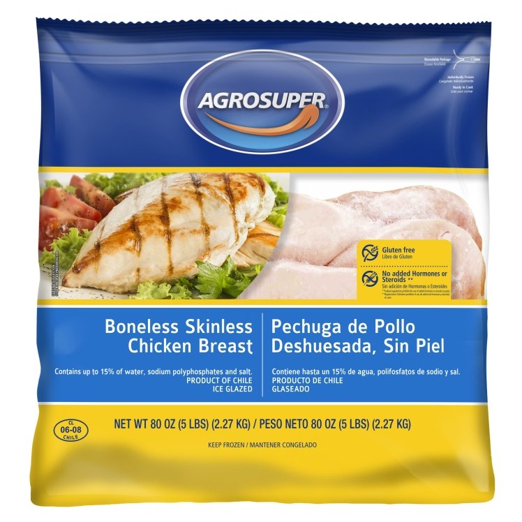 Raw Single-Lobe Chicken Breasts