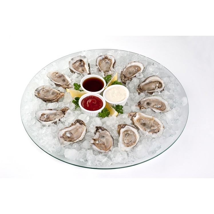 HARBOR BANKS EASTERN GULF OYSTER HALF SHELL RAW IQF  144 COUNT