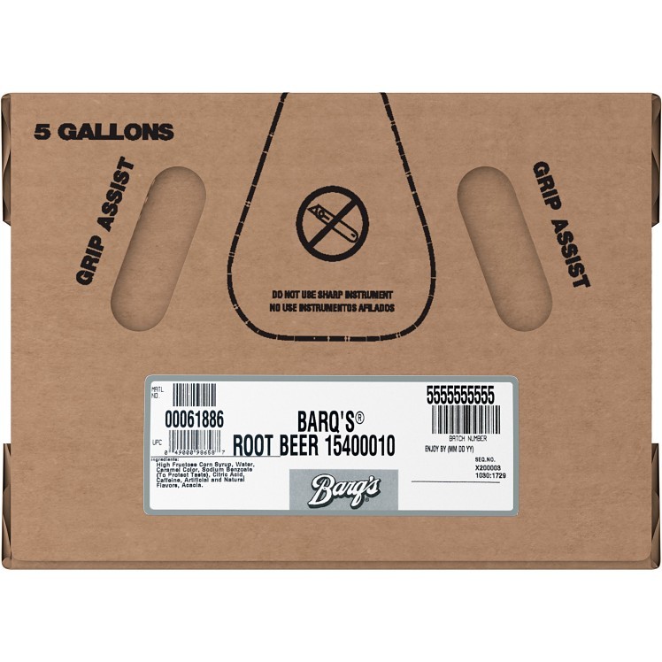 BARQ'S ROOT BEER BAG IN BOX