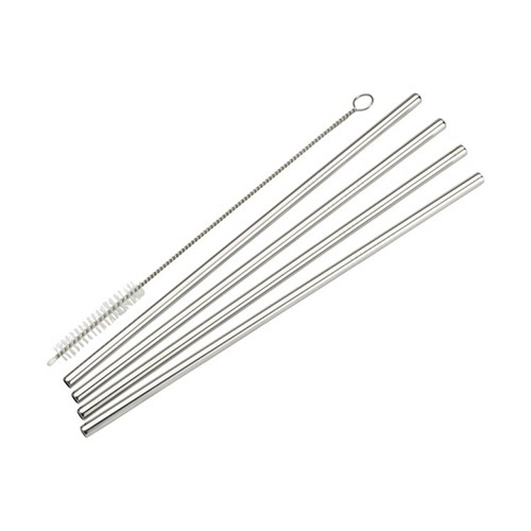 WINCO 8.5 INCH STAINLESS STEEL DRINKING STRAW