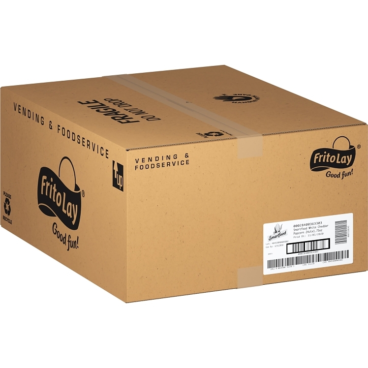 SMARTFOOD POPCORN WHITE CHEDDAR COOKED