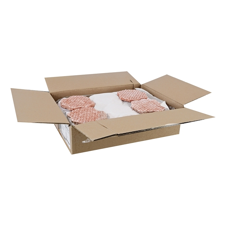 CATTLEMAN'S SELECTION 75% LEAN HOMESTYLE 4 OZ. SEASONED GROUND BEEF PATTIES