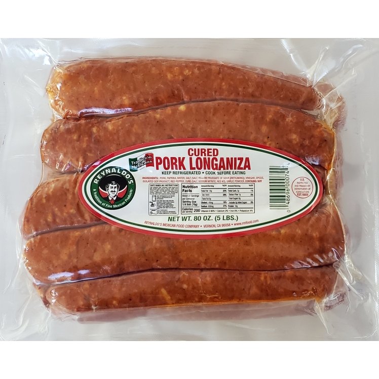 REYNALDO'S MEXICAN FOOD PORK LONGANIZA