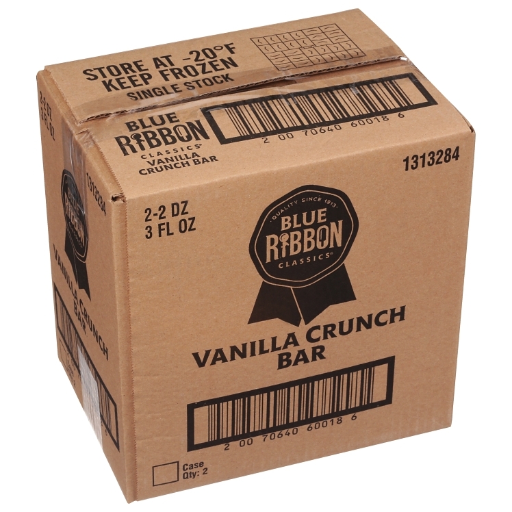 BLUE BUNNY CLASSIC VANILLA CRUNCH BAR INDIVIDUALLY WRAPPED