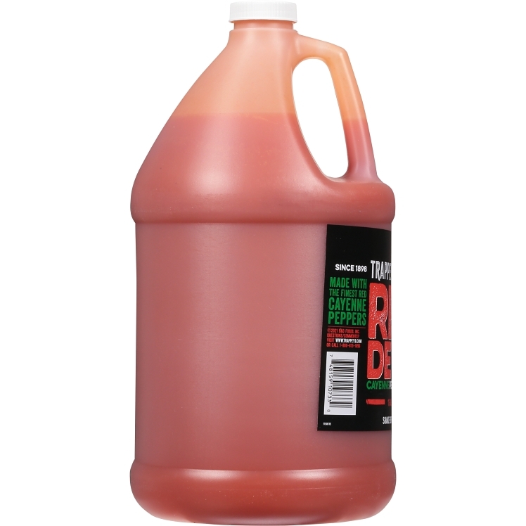 RED DEVIL HOT SAUCE PLASTIC JUG SHELF STABLE