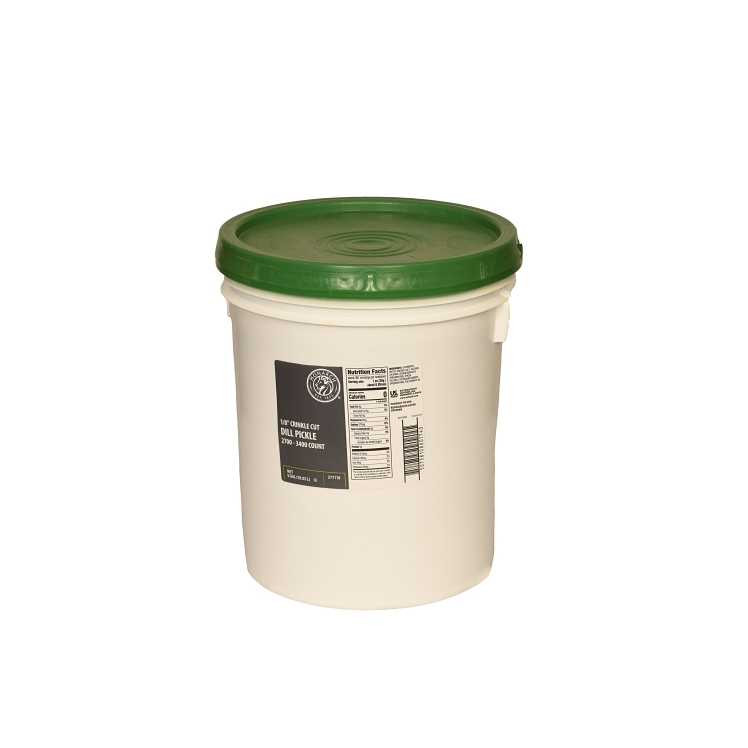 PICKLE, DILL CRINKLE-CUT CHIP 2700-3400 COUNT 1/8 PAIL SHEL