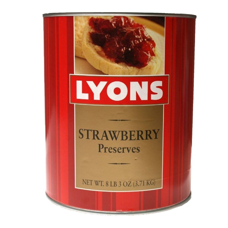 LYONS MAGNUS STRAWBERRY PRESERVES