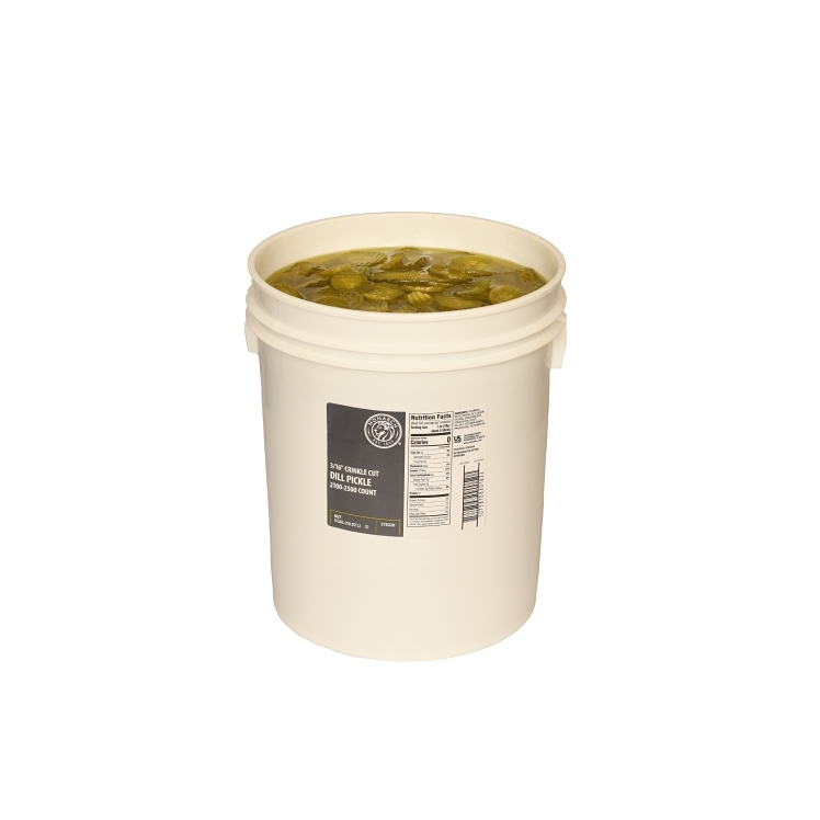 PICKLE, DILL CRINKLE-CUT CHIP 2700-3400 COUNT 1/8 PAIL SHEL