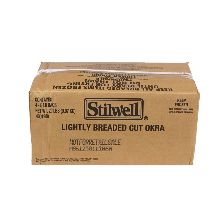 STILWELL OKRA BREADED LIGHTLY CUT ROUND RAW