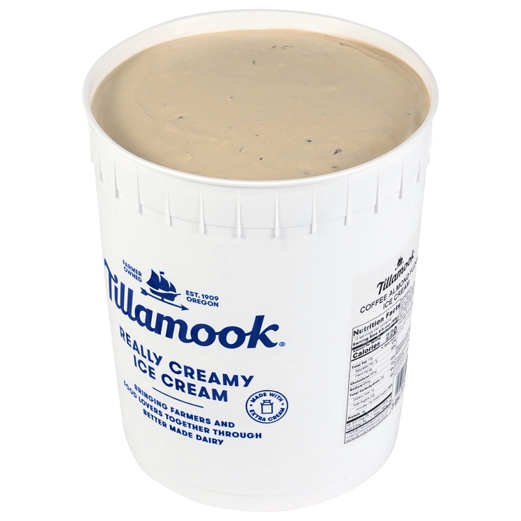 TILLAMOOK COFFEE ALMOND FUDGE ICE CREAM