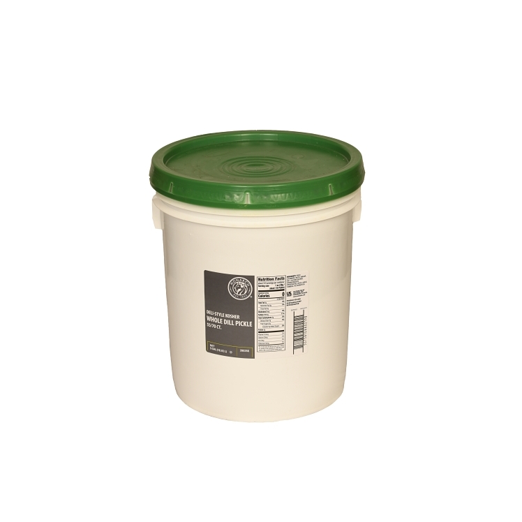 MONARCH WHOLE DILL PICKLES PAIL 55-70 CT