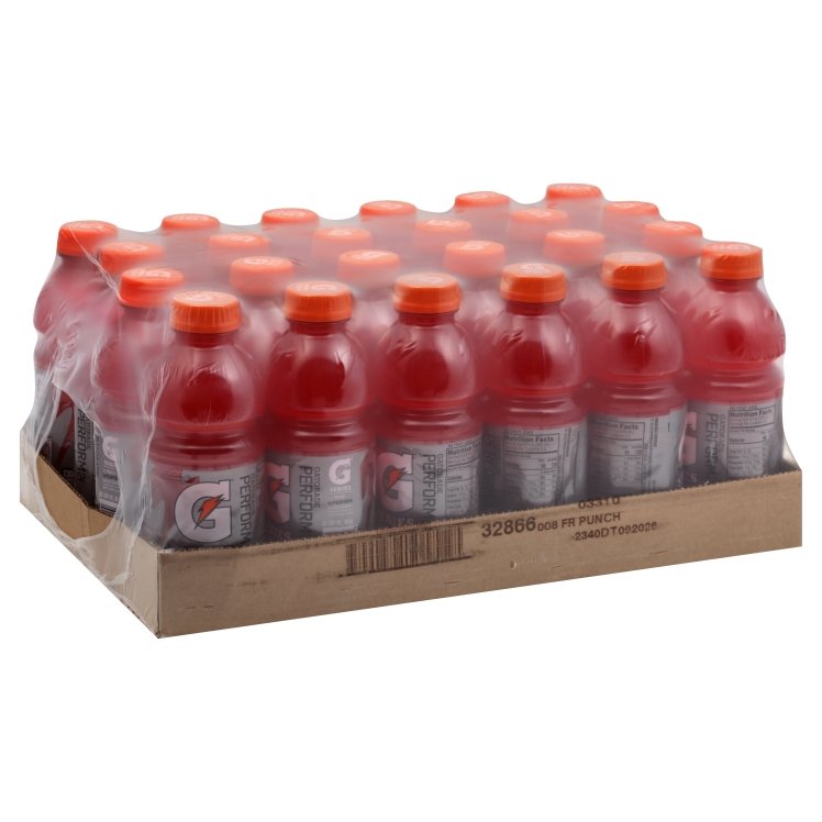 GATORADE FRUIT PUNCH WIDE MOUTH DRINK 24/20 OZ