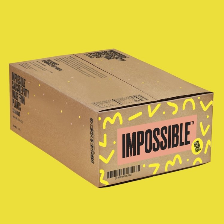IMPOSSIBLE BURGER SOY MEAT PATTY SUB POULTRY MEATLESS