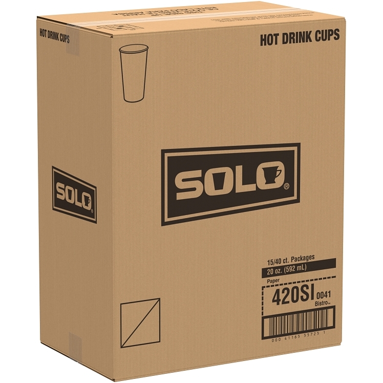 DART HOT CUP PAPER BISTRO 20 OZ 420SI USE 316 LIDS