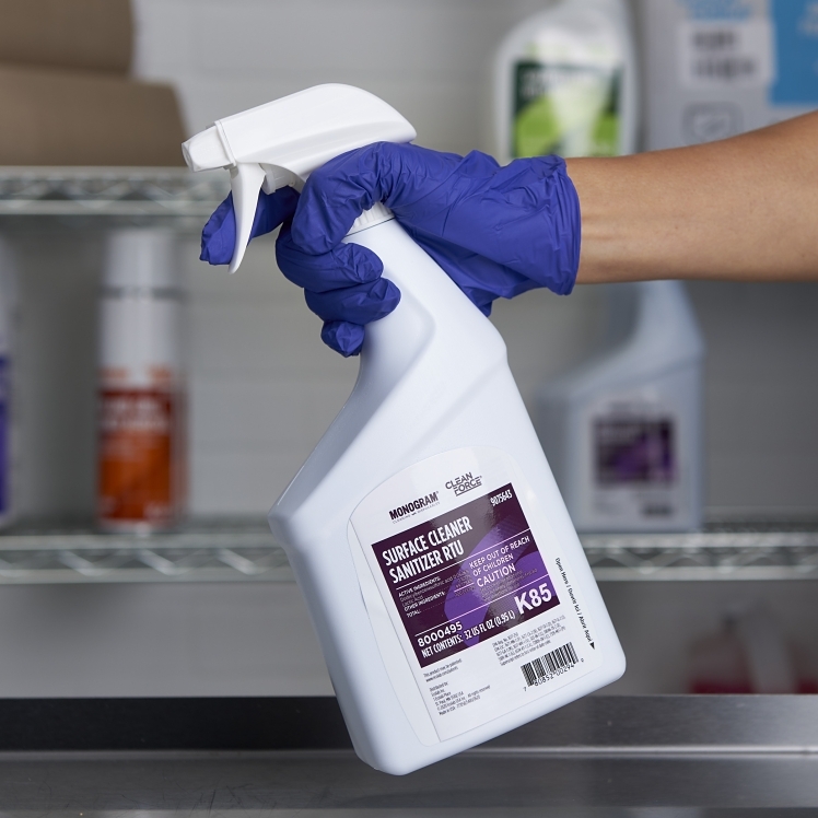 MONOGRAM / CLEAN FORCE SANITIZER, SURFACE LIQUID SPRAY K85