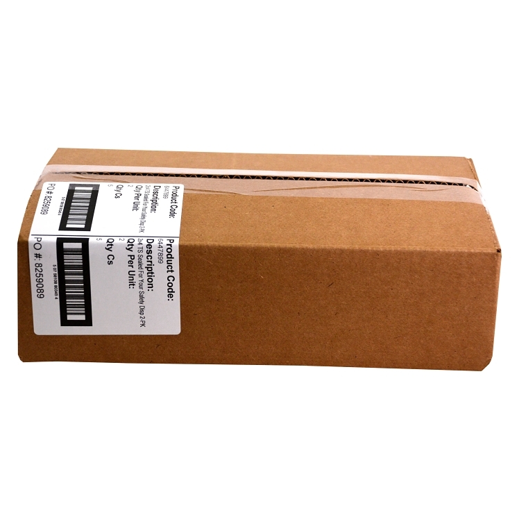 MONOGRAM 2 IN X 4IN TAMPER EVIDENT TAKEOUT LABELS