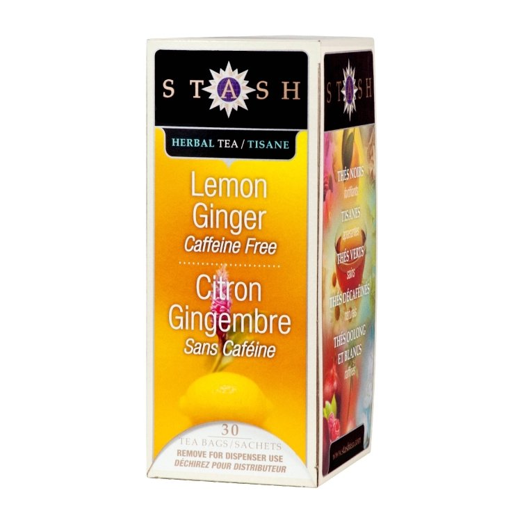 STASH TEA BAGS LEMON GINGER
