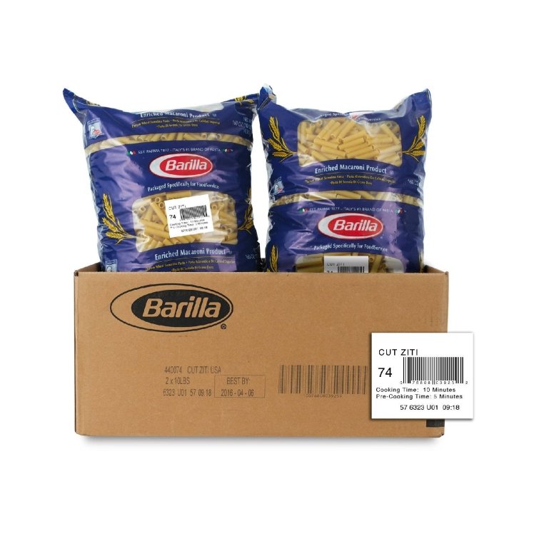 BARILLA SHELF-STABLE ZITI CUT PASTA