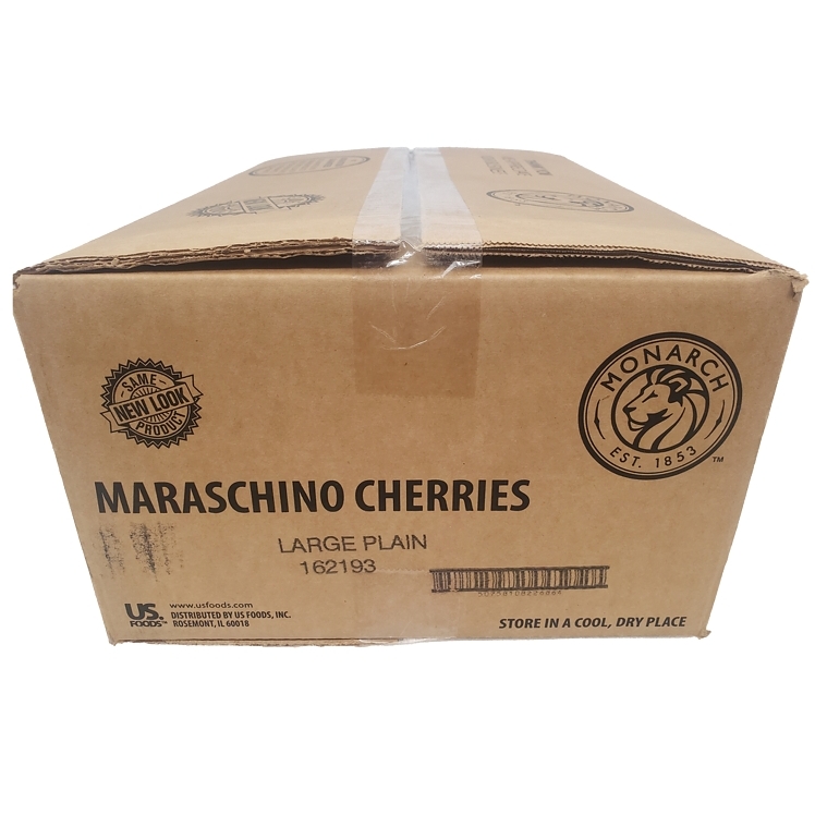 MONARCH LARGE RED MARASCHINO CHERRIES WITHOUT STEM
