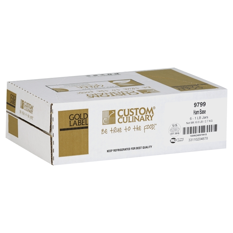 CUSTOM CULINARY HAM PASTE NO MSG SHELF GOLD LABEL BASE