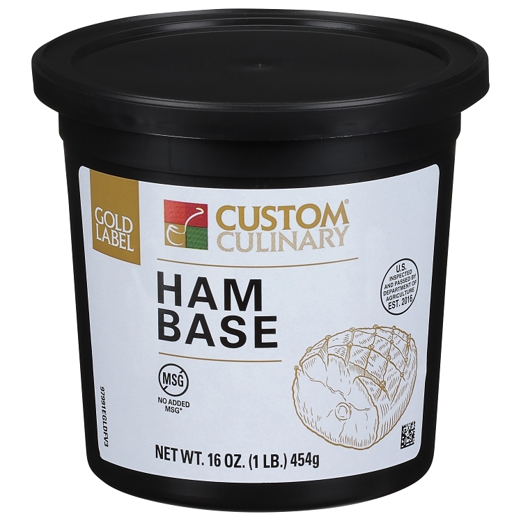 CUSTOM CULINARY HAM PASTE NO MSG SHELF GOLD LABEL BASE