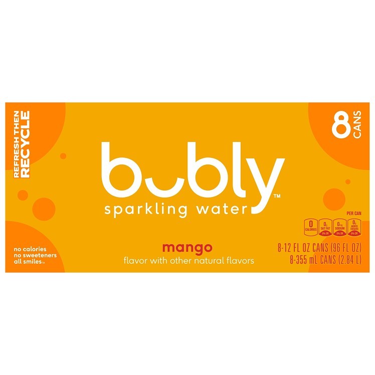 BUBLY SPARKLING WATER MANGO