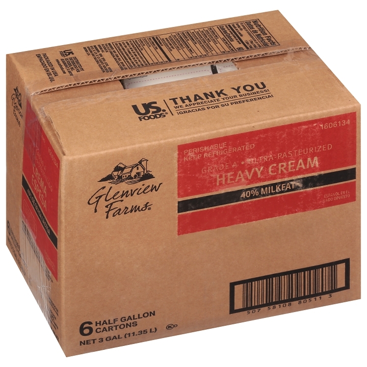 GLENVIEW FARMS HEAVY WHIPPING CREAM 40%