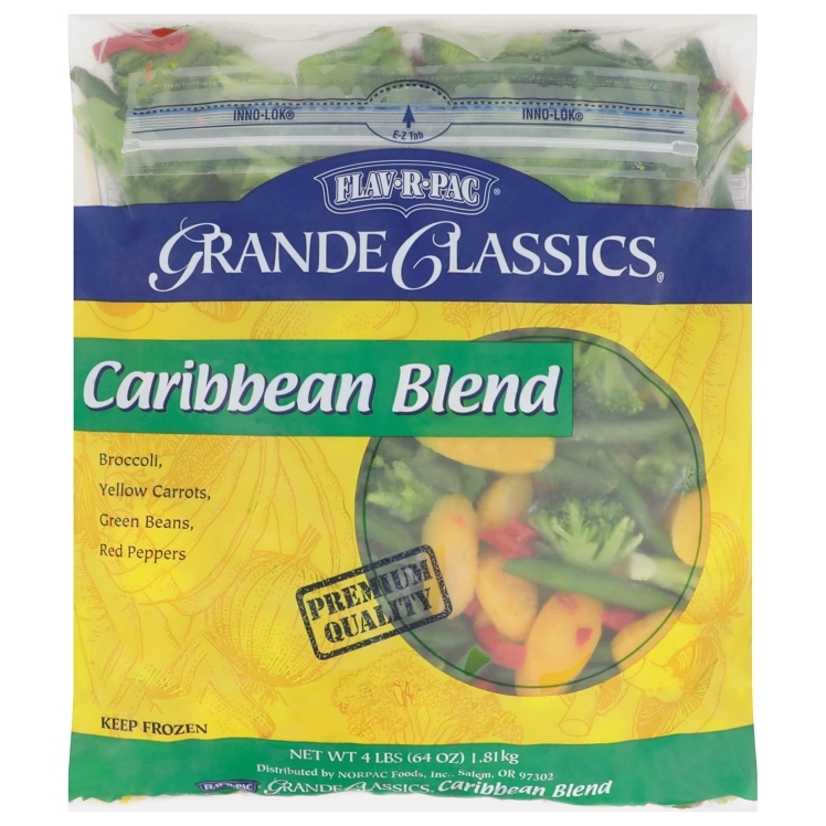 FLAV-R-PAC GRANDE CLASSICS CARIBBEAN BLEND VEGETABLES
