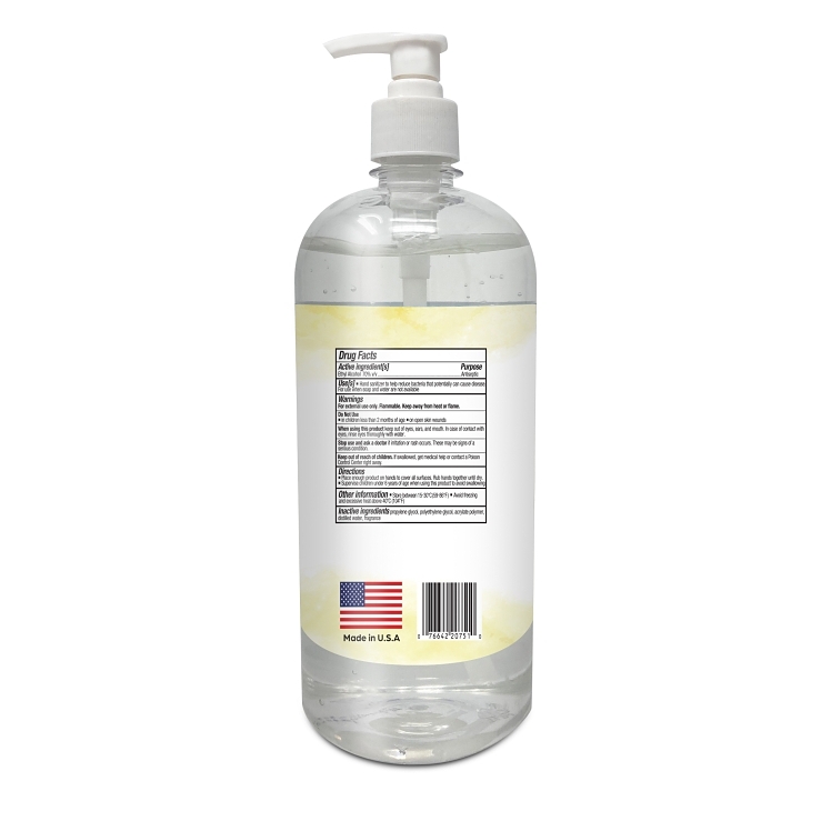 STERNO PERFORMANCE HAND SANITIZER LEMON ZEST