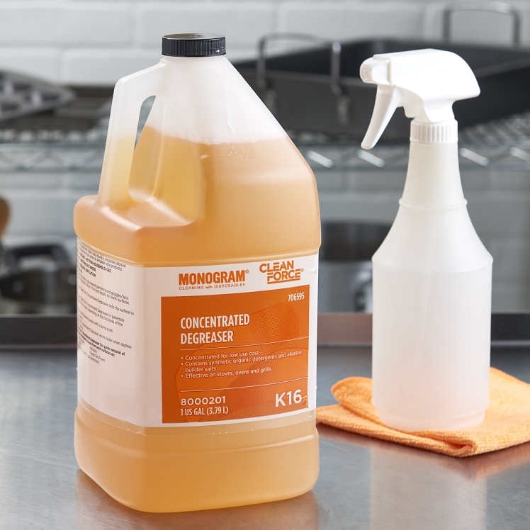 CLEAN FORCE DEGREASER, ALL PURPOSE K16 LIQUID JUG YELLOW